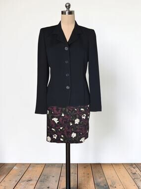 Garfield & Marks Vintage Y2K Black Blazer Jacket  2